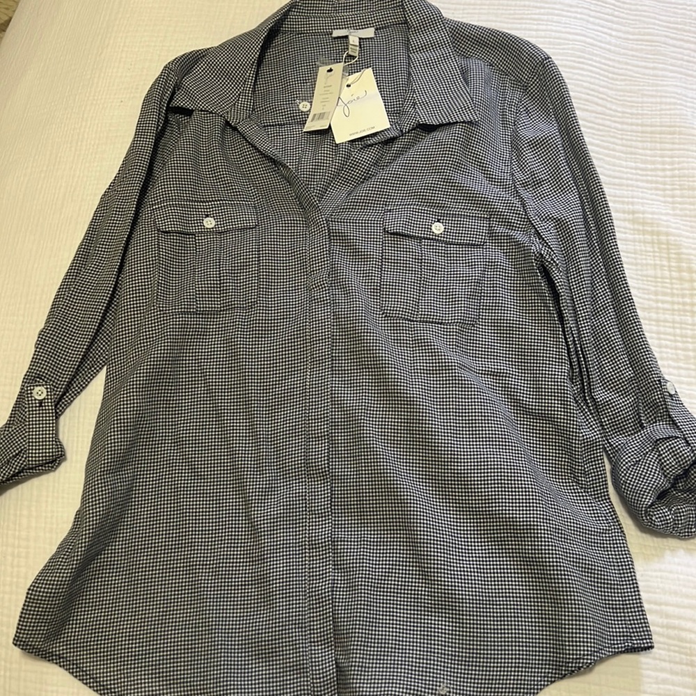 Joie gingham blouse